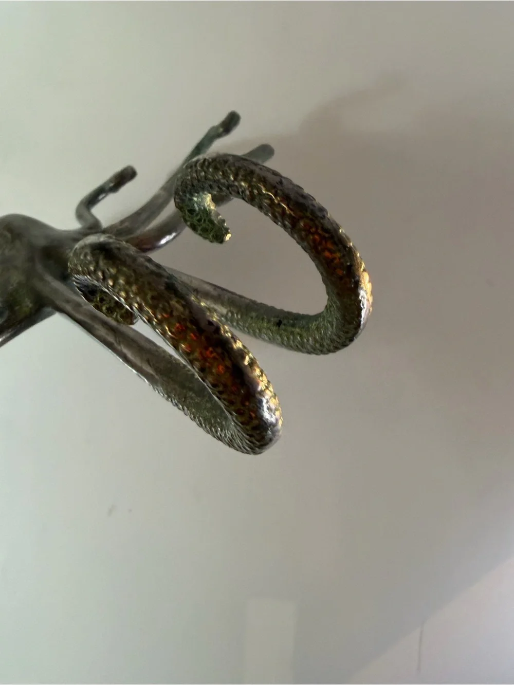 Original Anthropologie Octopus Wall Hook in heavy metal made in India from 2012